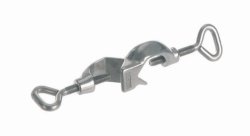 Bosshead, 18/10 steel, angle 90° | Jaw opening mm : 16.5